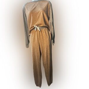 Paisley Grace Boutique Two-Tone Lounge Set Size Large